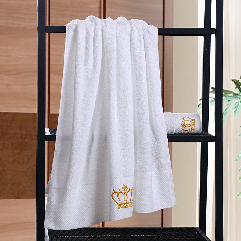 Crown Embroidery Premium Cotton Towels - Gandiro